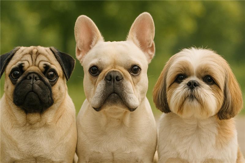 短頭種の犬